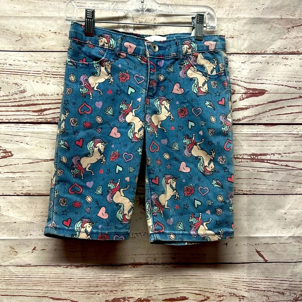 Children’s Place Bermuda Unicorn Shorts Size 8